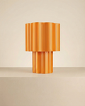Amber Ripple Table Lamp