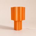 Amber Ripple Table Lamp
